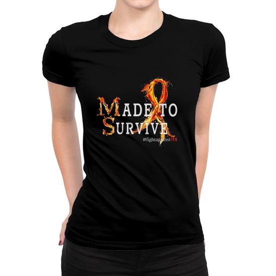 Made To Survive Multiple Sclerosis Awareness Shirt Made To Survive Multiple Sclerosis Awareness Shirt