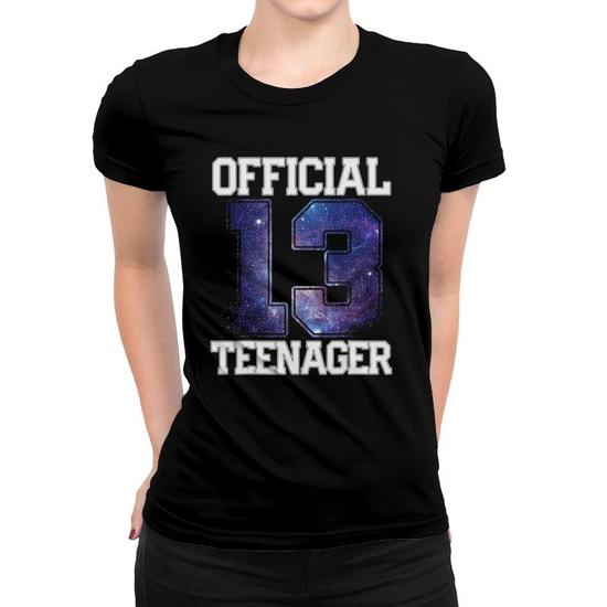Womens 13th Birthday Girl Shirt Official Teenager Gifts Womens 13th Birthday Girl Shirt Official Teenager Gifts