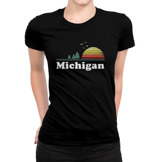 Retro Michigan Image Novelty Home Mi State Souvenir T Shirt Retro Michigan Image Novelty Home Mi State Souvenir T Shirt