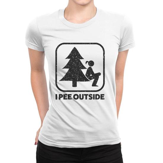 I Pee Outside T Shirt - Camping Shirt I Pee Outside T Shirt - Camping Shirt