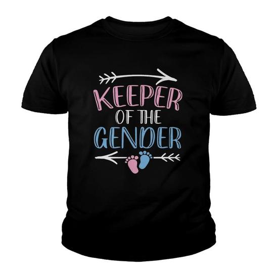 Keeper Of Gender Reveal Baby Announcement Party Idea T-Shirt Keeper Of Gender Reveal Baby Announcement Party Idea T-Shirt