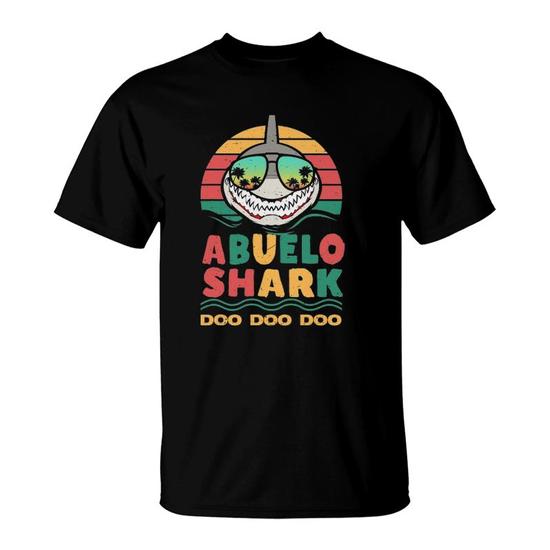 Grandpa Gift Papa Shark T-Shirt For Men Grandpa Gift Papa Shark T-Shirt For Men