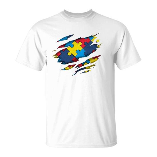 Autism Puzzle Piece Super Hero T-Shirt Autism Gifts Autism Puzzle Piece Super Hero T-Shirt Autism Gifts
