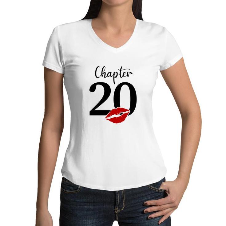 Chapter 20 Since 2002 Is 20Th Birthday With New Plans For The Future Women V-Neck T-Shirt