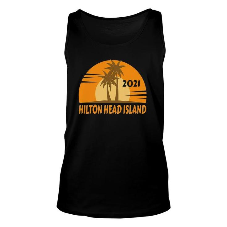 2021 Hilton Head Island Vacation Family Trip Souvenir Unisex Tank Top
