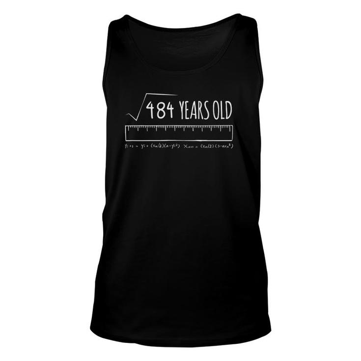 22Nd Birthday Gifts For Son Daughter 22 Years Old Men Women Unisex Tank Top