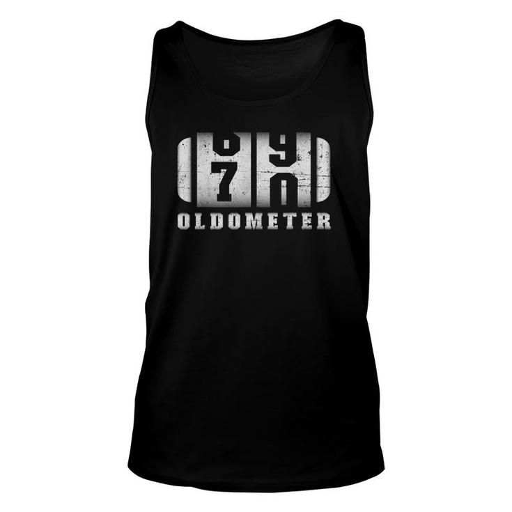 70Th Birthday  70Th Bday Oldometer  70 Years Old Unisex Tank Top
