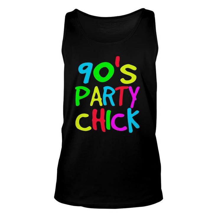 90S Party Chick 80S 90S Costume Party Tee Unisex Tank Top