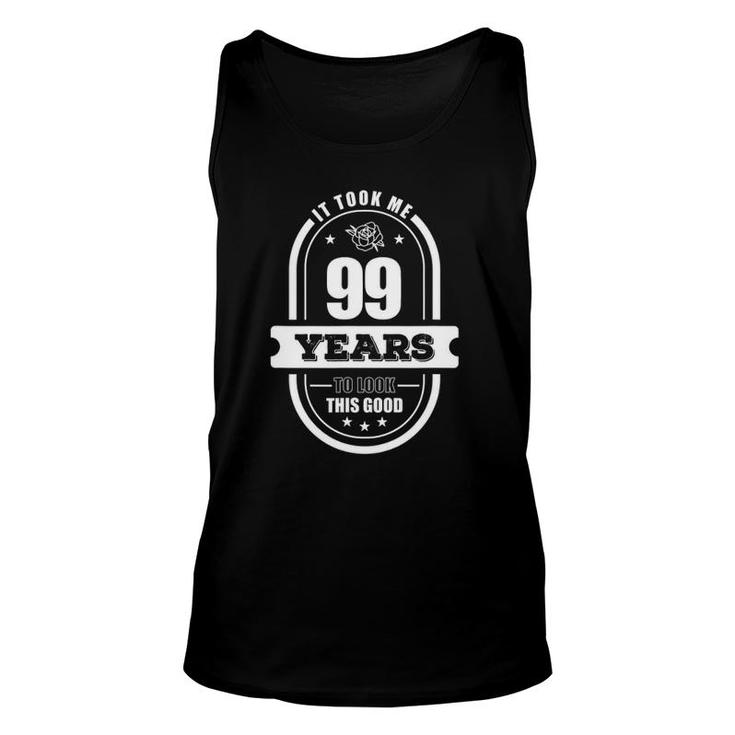 99Th Birthday For Men 99 Years Old Retro Grandpa 1923 Ver2 Tank Top