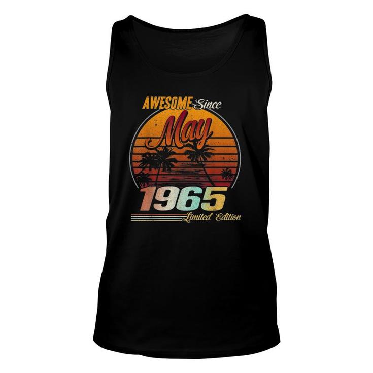 Awesome Since May 1965 Limited Edition Unisex Tank Top
