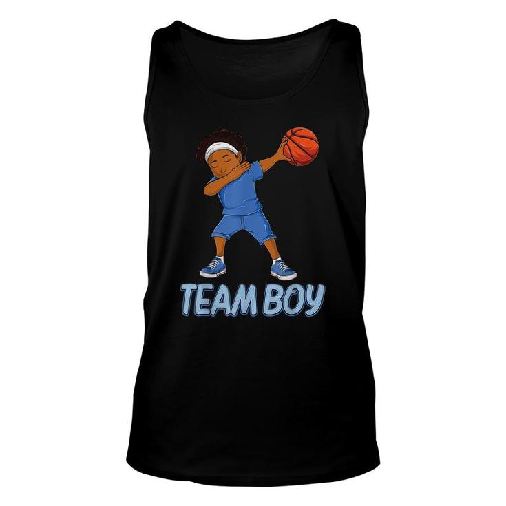 Baby Announcement Party Basketball Team Boy Gender Reveal  Unisex Tank Top
