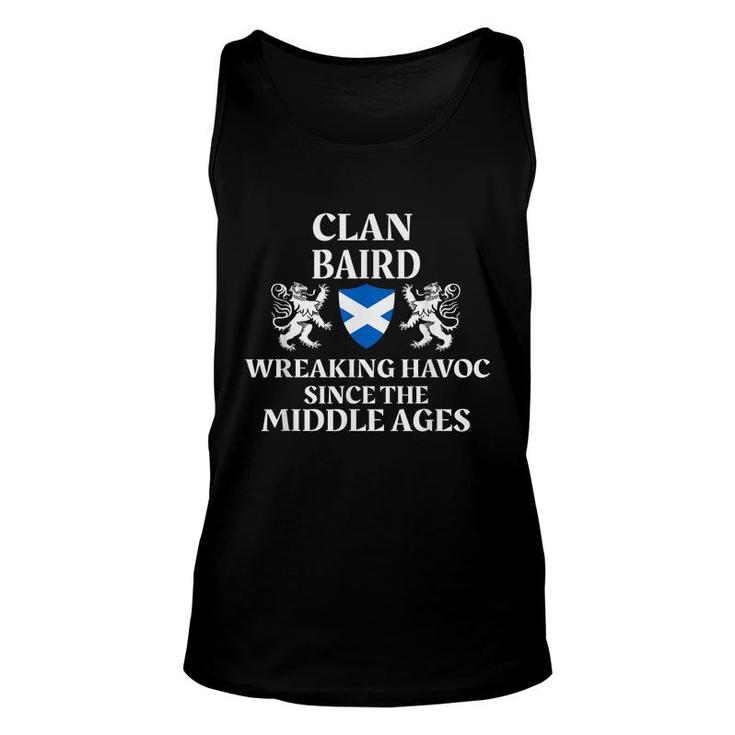 Baird Scottish Family Clan Scotland Name  Unisex Tank Top