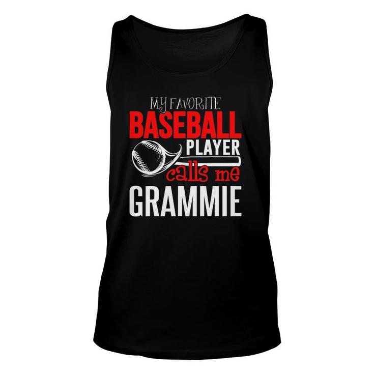 Baseball Grammie - My Favorite Player Calls Me Unisex Tank Top