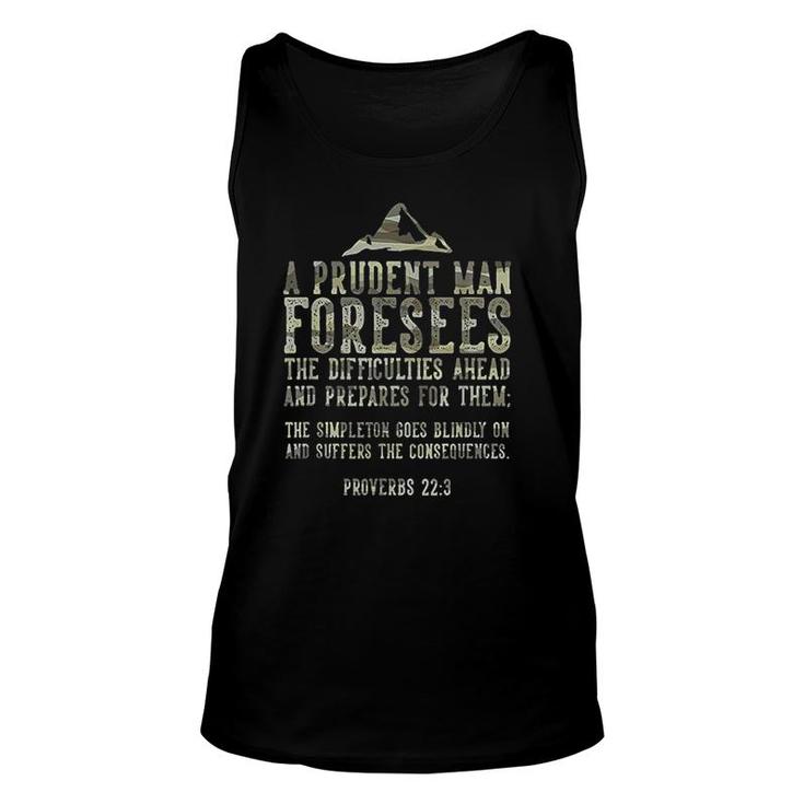 Bible Prepping Quote Prepper Gift Unisex Tank Top