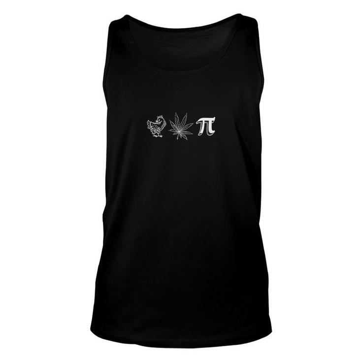 Chicken Pot Pie Pi Funny For Geeks And Stoners Unisex Tank Top