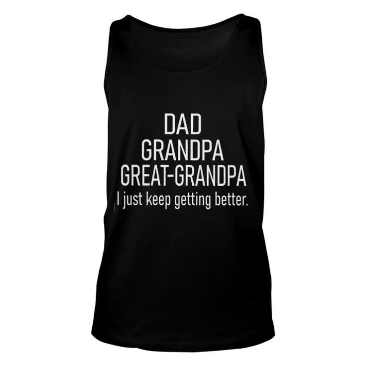 Dad Grandpa Great Grandpa New Trend 2022 Unisex Tank Top