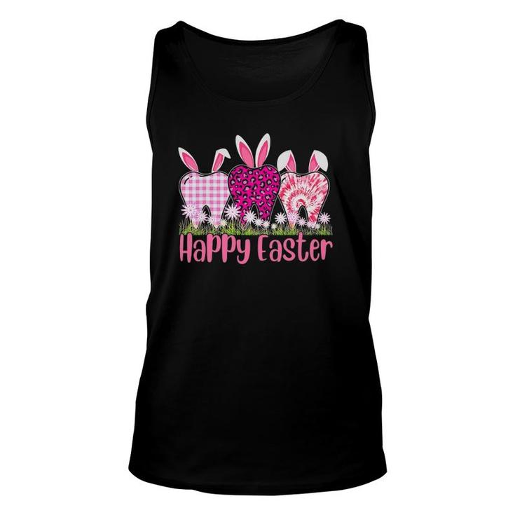 Dentist Happy Easter Day 2022 Bunny Tooth Dental Assistant Unisex Tank Top