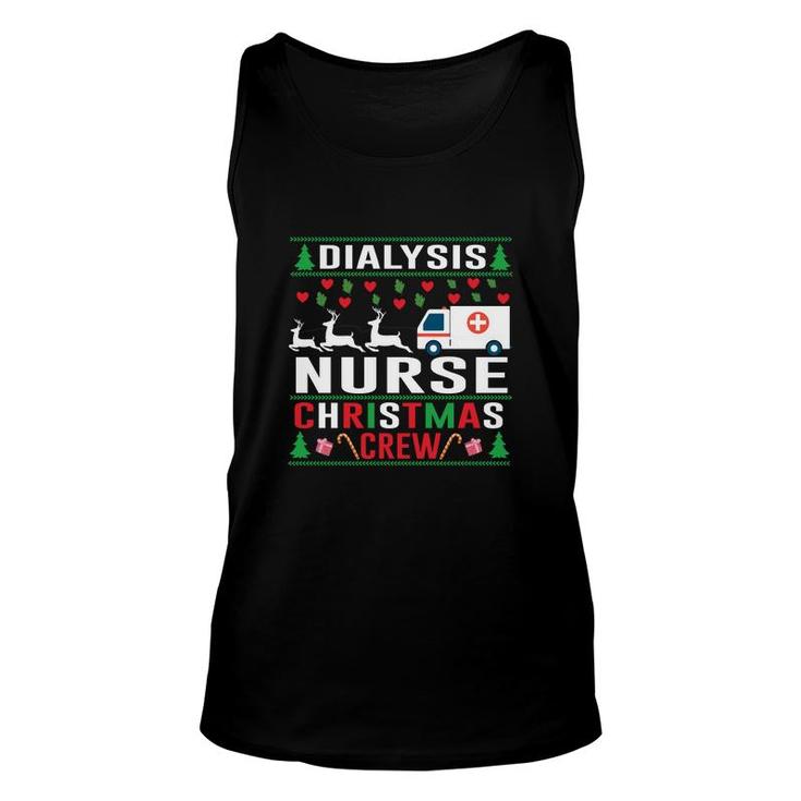 Dialysis Nurse Christmas Crew Nurse Graphics New 2022 Unisex Tank Top