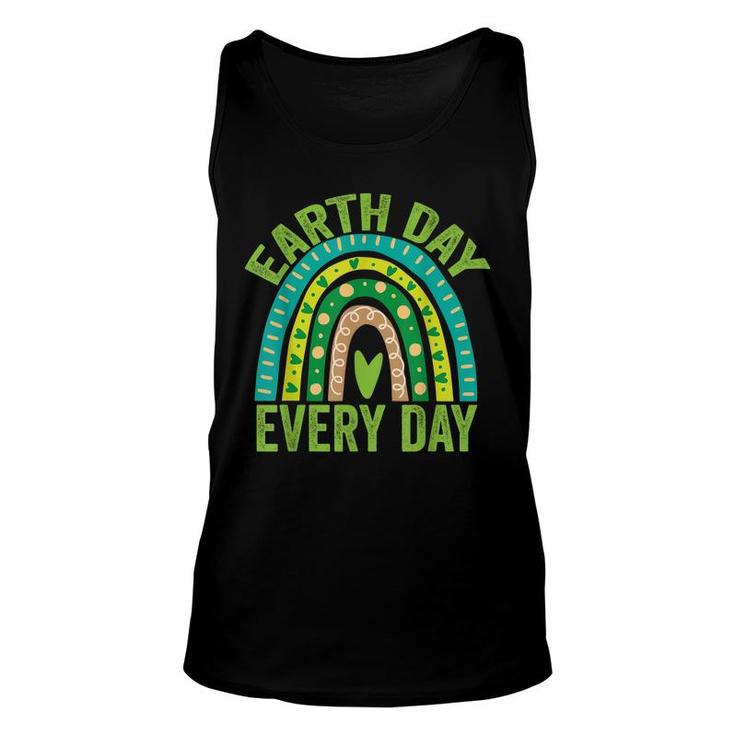 Earth Day Everyday Green Rainbow Earth Day  Unisex Tank Top