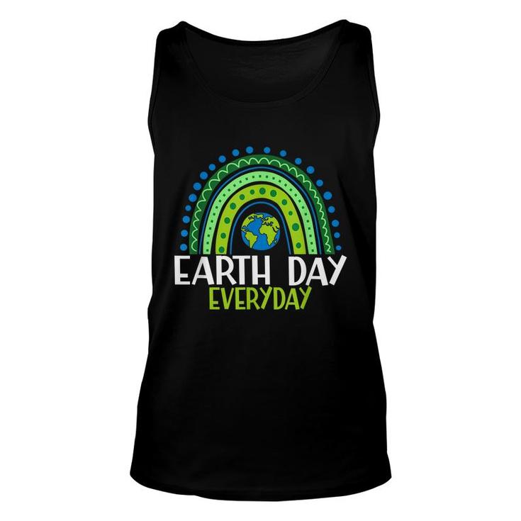 Earth Day  Teacher Earth Day Everyday Rainbow Earth Day  Unisex Tank Top