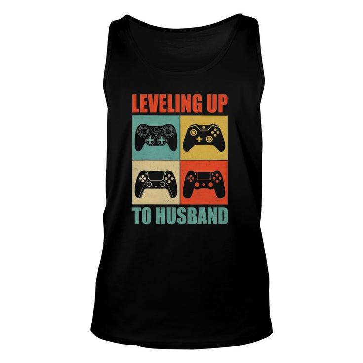 Engagement For Groom Video Game Lovers Unisex Tank Top