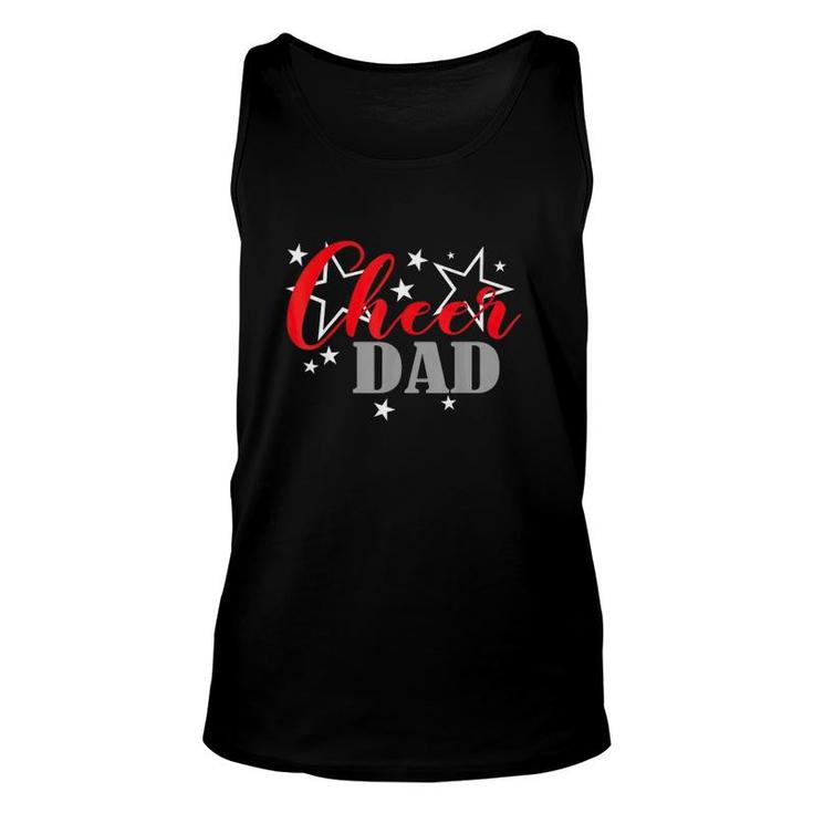 Fathers Day Cheerleader Proud Cheer Dad Supporter Unisex Tank Top