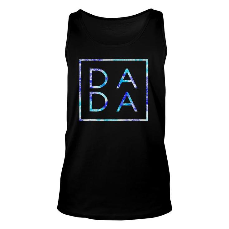 Fathers Day For New Dad Dada Him Coloful Tie Dye Dada Unisex Tank Top
