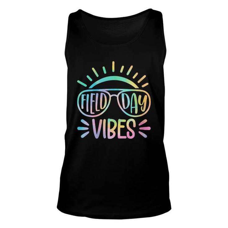 Field Day Vibes Funny  For Teacher Kids Field Day 2022  Unisex Tank Top