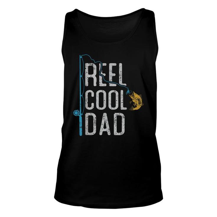 Fishing Reel Cool Dad Father’S Day Gift For Fisherman Dad  Unisex Tank Top