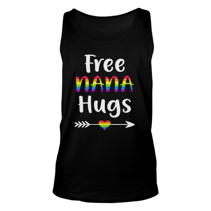 Free Nana Hugs Gay Pride Month Lgbt Unisex Tank Top