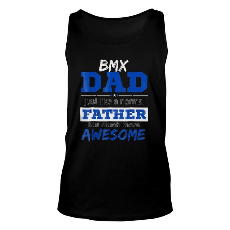 Funny Bmx Dad Fathers Day Unisex Tank Top