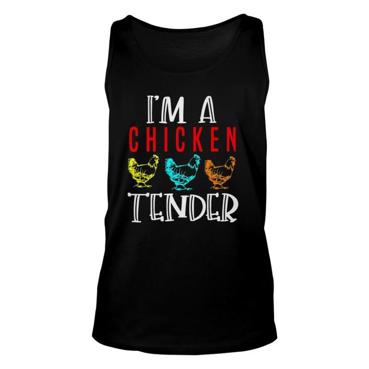 Funny Im A Chicken Tender Gifts Birthday Party Accessories  Unisex Tank Top