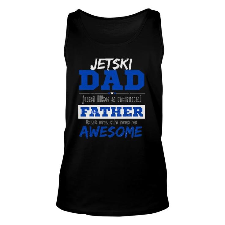 Funny Jetski Dad Fathers Day Sport Lover Unisex Tank Top
