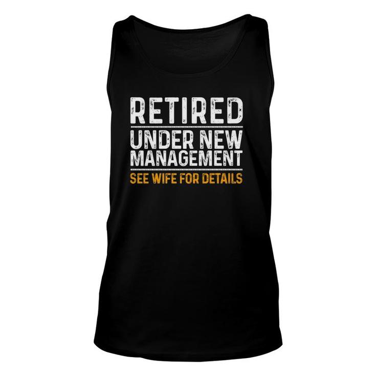 Funny Retirement Design Men Retiring Party Humor  Unisex Tank Top