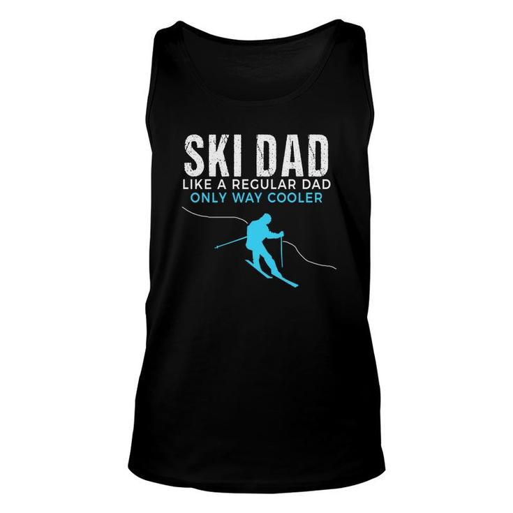 Funny Ski Dad Skier Gift For Men Unisex Tank Top