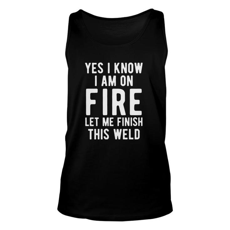 Funny Text Printed Yes I Know New Trend 2022 Unisex Tank Top