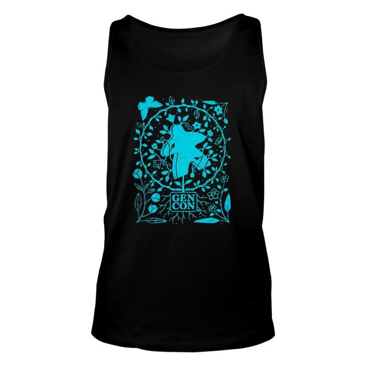 Gen Con Botanical Meeple Game Lover Unisex Tank Top