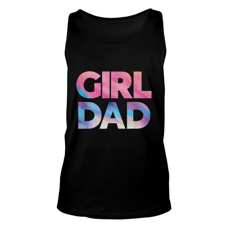 Girl Dad Daddy Fathers Day Daughter Bady Girl Dad  Unisex Tank Top