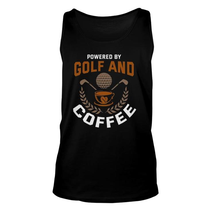 Golf  Coffee Lover Funny Golfing Coffee Sport Golfer Unisex Tank Top