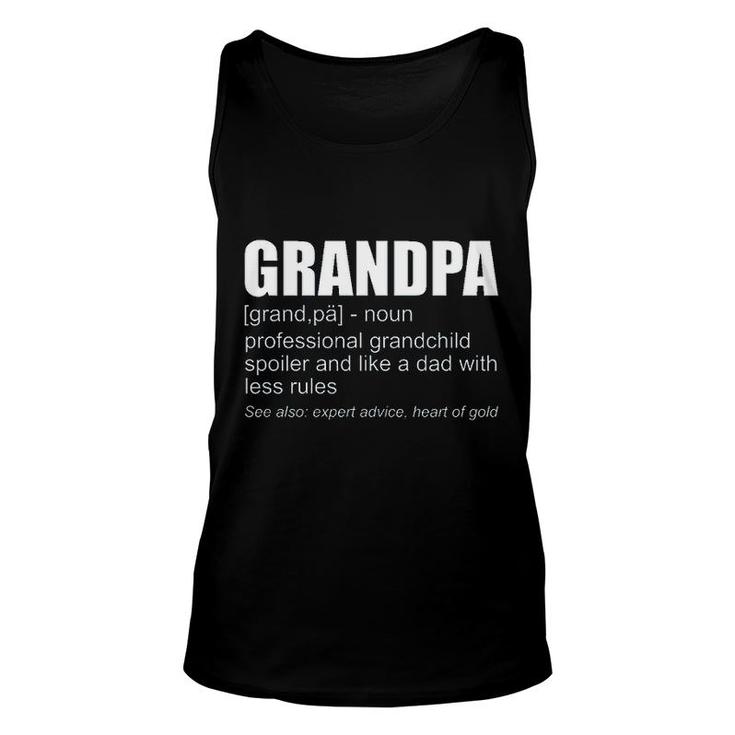 Grandpa Is Professional Denifition 2022 Trend Unisex Tank Top