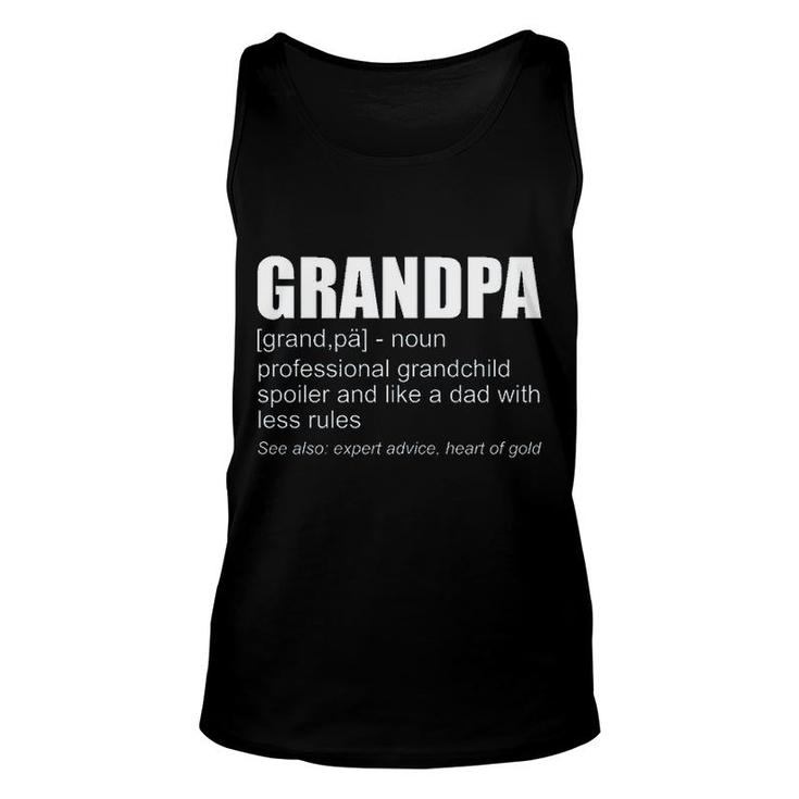 Grandpa Is Professional Grandchild Spoiler 2022 Trend Unisex Tank Top