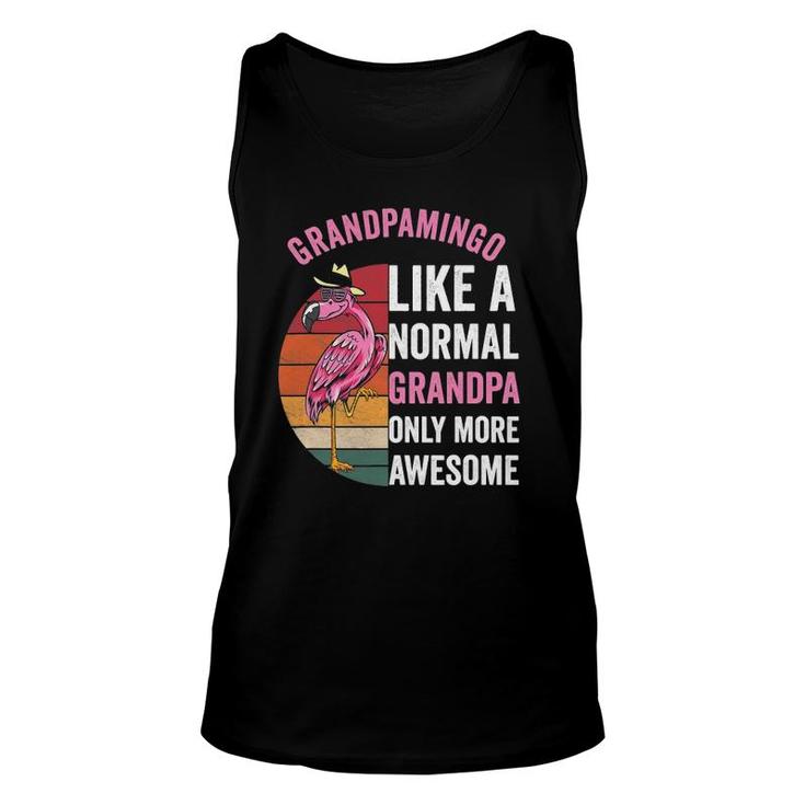 Grandpamingo Flamingo Grandpa Retro Flamingo Apparel For Men Tank Top
