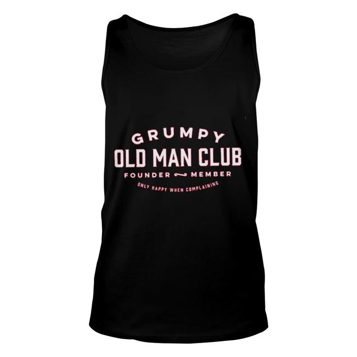 Grumpy Old Man Club Design 2022 Gift Unisex Tank Top