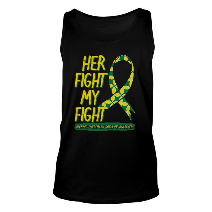 Her Fight Is My Fight Beckwith Wiedemann Syndrome Awareness Unisex Tank Top