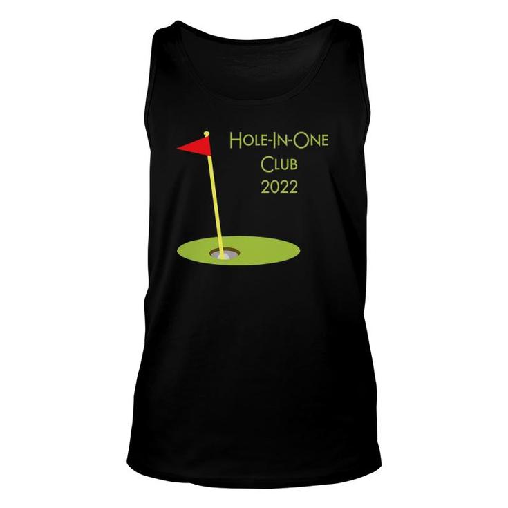 Hole In One Club 2022 Golfing Design For Golfer Golf Player Unisex Tank Top