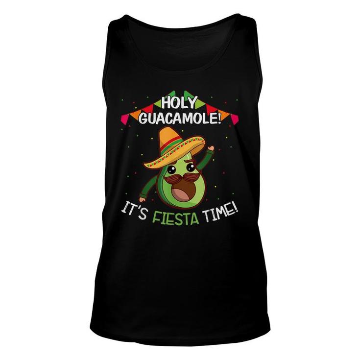 Holy Guacamole Its Fiesta Time Mexican Cinco De Mayo  Unisex Tank Top