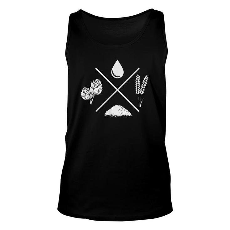 Home Brewing Form Men Women Brewer Craft Beer Lover Brewing Unisex Tank Top