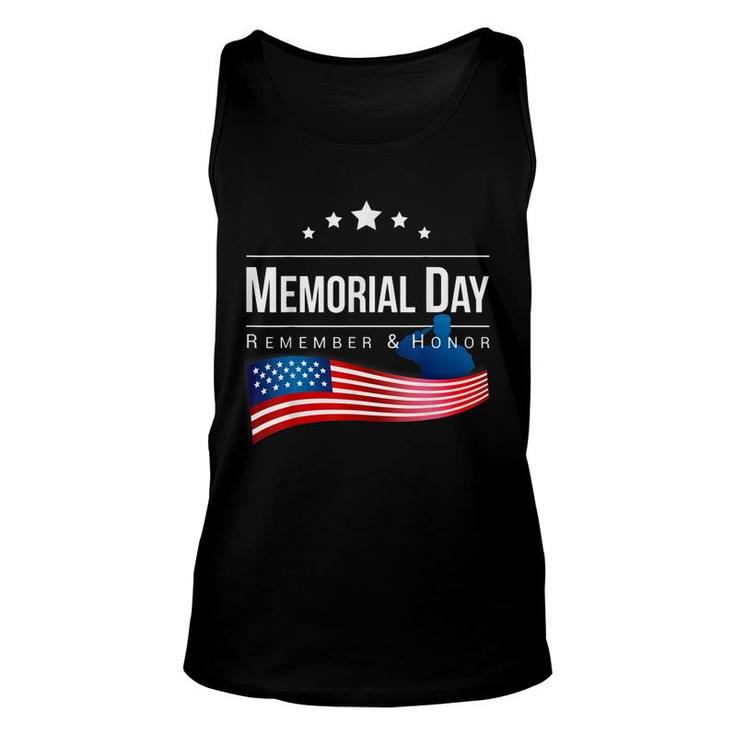 Honor And Remember Memorial Day  Unisex Tank Top