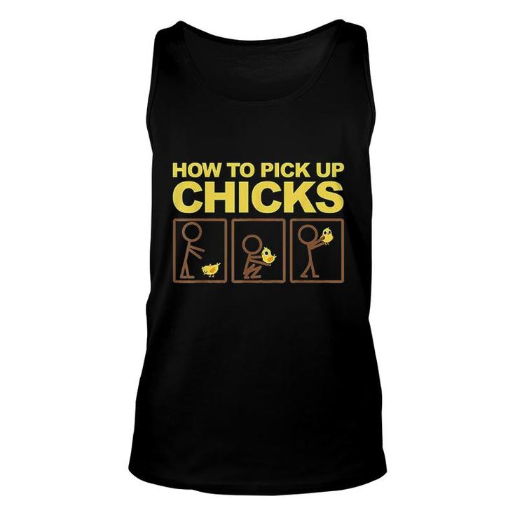 How To Pick Up Chicks Unisex Tank Top