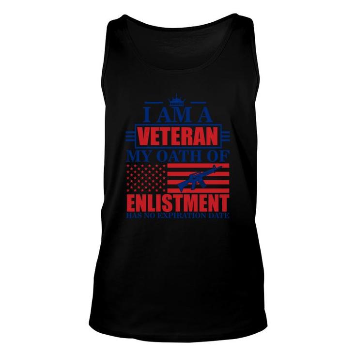 I Am A Veteran 2022 My Oath Of Enlistment Unisex Tank Top